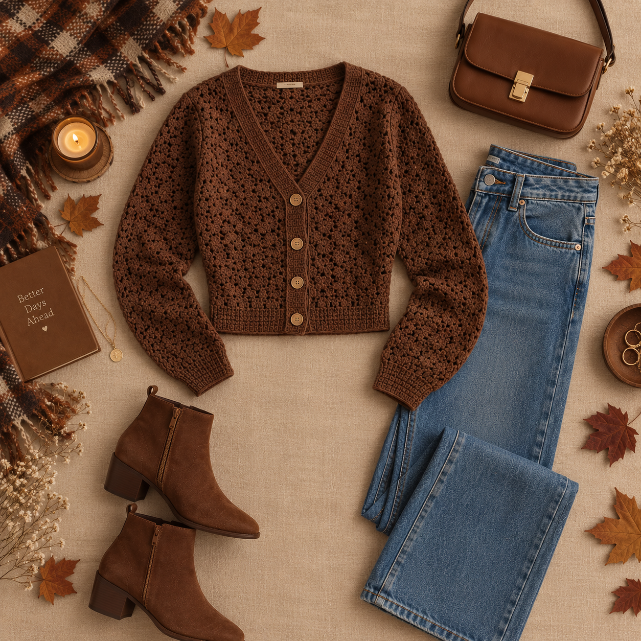 10 Crochet Cardigan Outfit Ideas for Fall