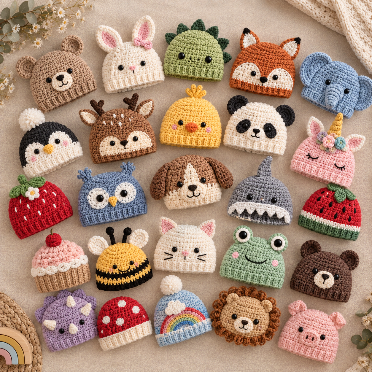 17 Crochet Baby Hat Patterns to Try