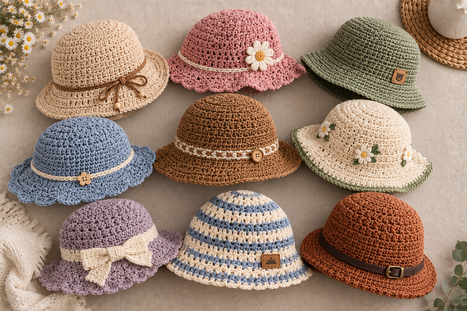8 Crochet Hat Patterns You’ll Love
