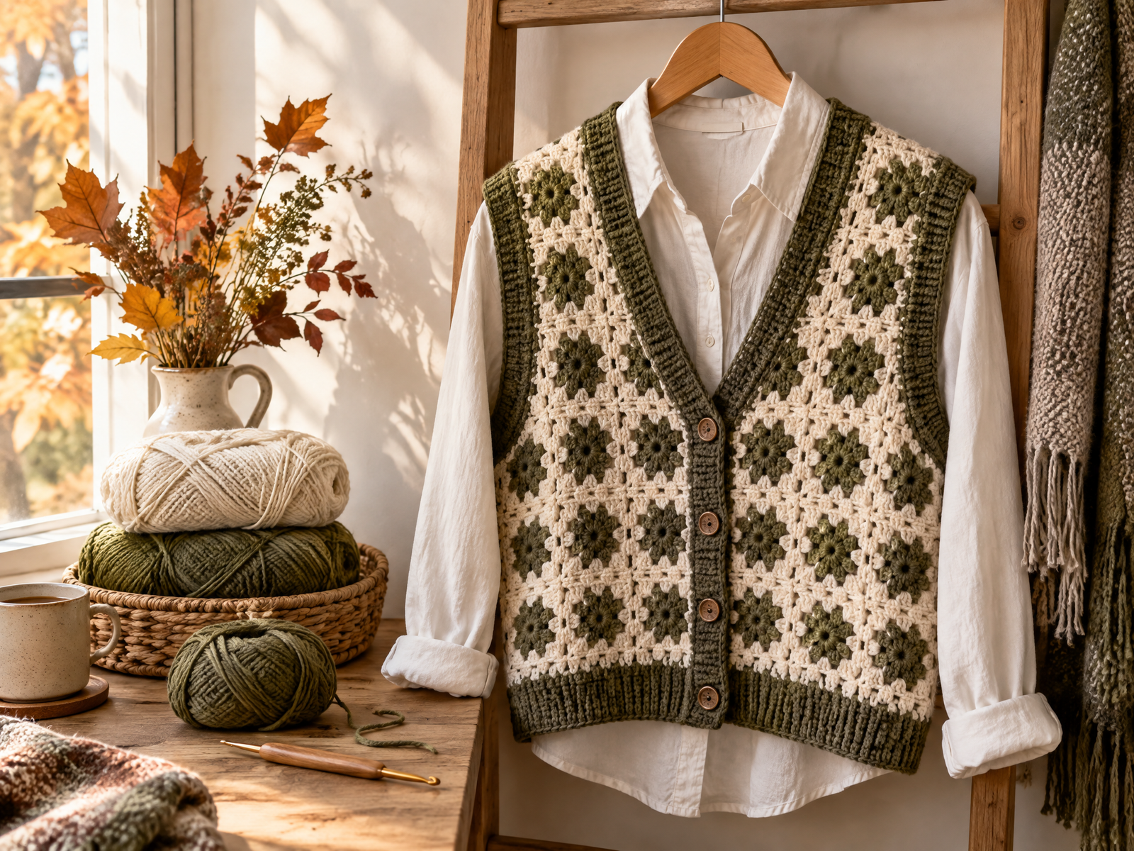 10 Crochet Sweater Vest Ideas for Fall & Winter